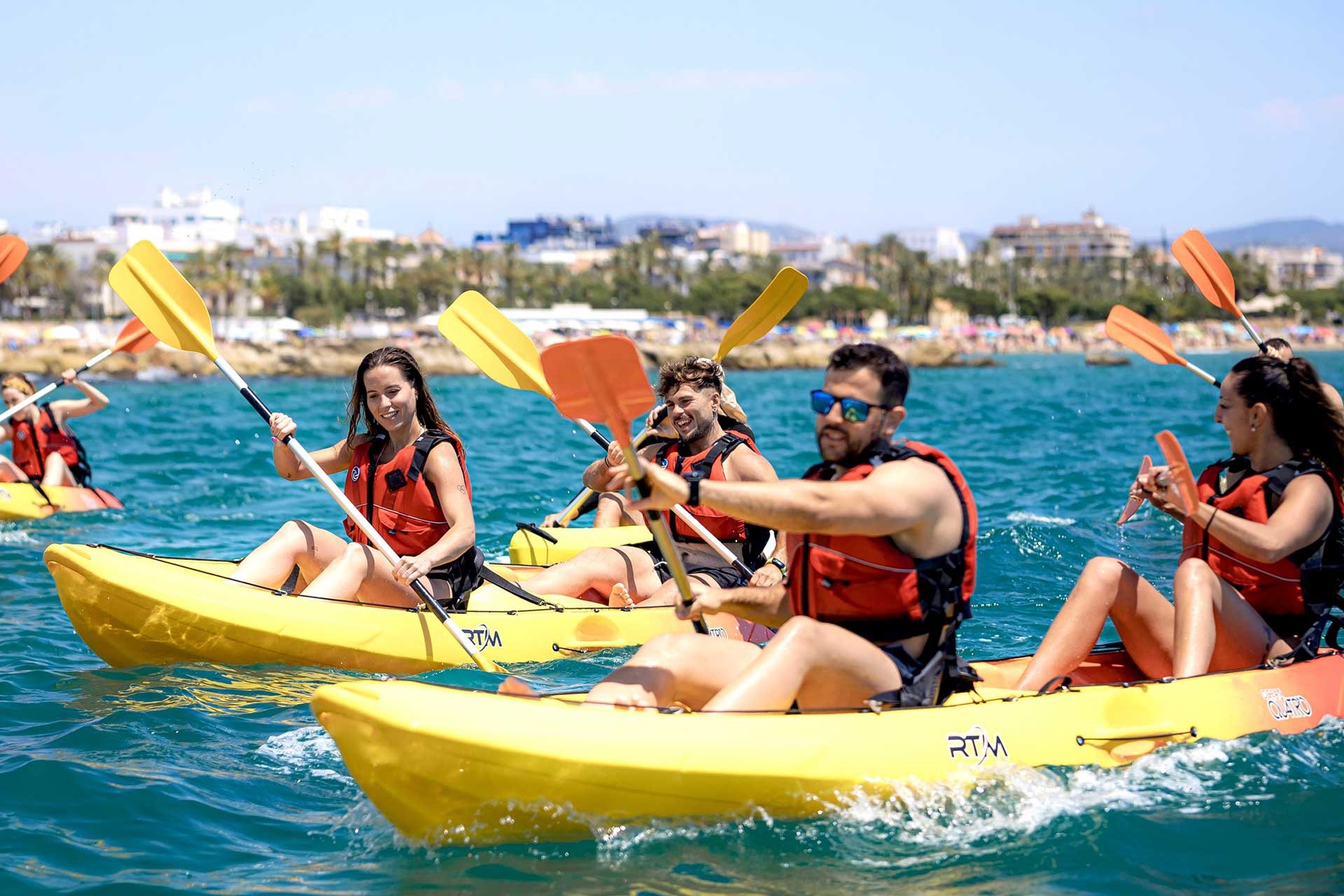 Open kayak excursion Parsífae Barcelona Card